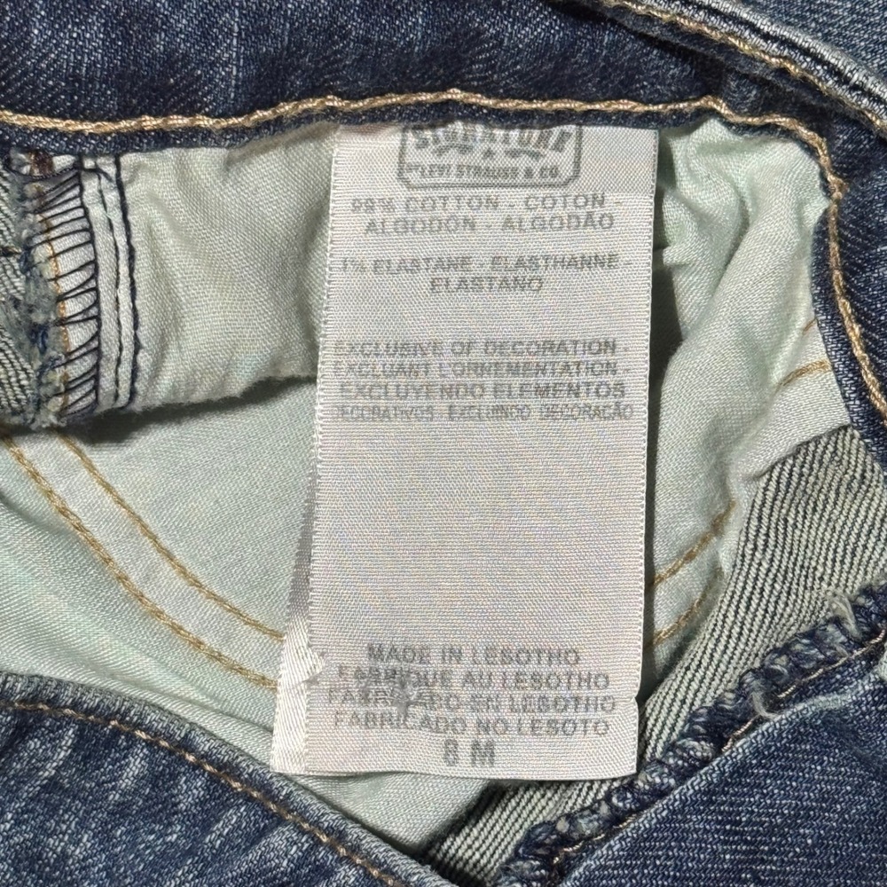 Vintage 2000's Signature Levi Strauss LowRise Bootcut Jeans Medium Wash 8M Women - Picture 7 of 8